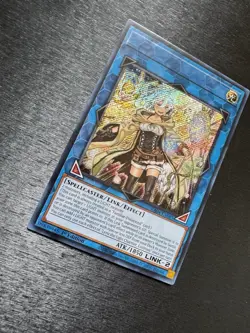 YuGiOh! Lyna The Light Charmer, Lustrous RA04 - Misprint No Name No Imprint - Image 7