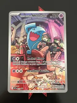 Team Rocket's Wobbuffet 203 Sv: Scarlet & Violet Promo Holo Pokemon NM - Image 1