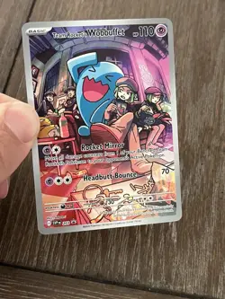 Team Rocket's Wobbuffet 203 Sv: Scarlet & Violet Promo Holo Pokemon NM - Image 3