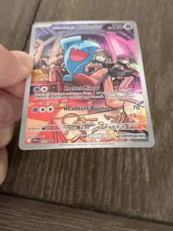 Team Rocket's Wobbuffet 203 Sv: Scarlet & Violet Promo Holo Pokemon NM - Image 4
