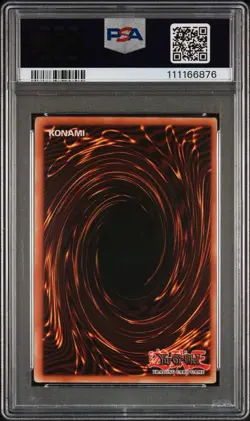 2002 Yu-Gi-Oh! Raigeki Legend Of Blue Eyes LOB Unlimited Super Rare PSA 9 - Image 2
