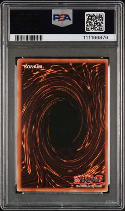 2002 Yu-Gi-Oh! Raigeki Legend Of Blue Eyes LOB Unlimited Super Rare PSA 9 - Image 4