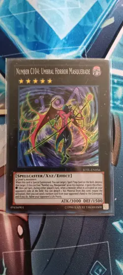 YuGiOh Number C104: Umbral Horror Masquerade JOTL-EN056 (SR) (NM) Unlimited - Image 1