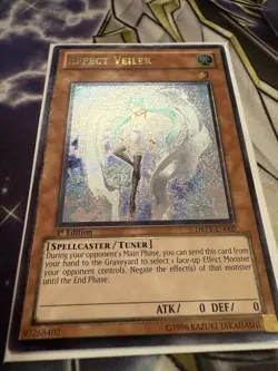 Yu-Gi-Oh! Yugioh Effect Veiler 1st Ultimate Rare English Edition - LP - Image 6