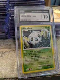 (TOP POP 2) CGC 10 GEM MINT Nincada 117/147 Supreme Victors Pokemon 2009 Card - Image 2