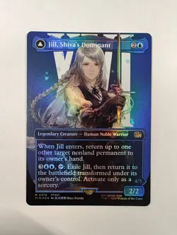 Jill, Shiva's Dominant - (Borderless) (Foil) Final Fantasy MtG Rare FIN 378 - Image 1