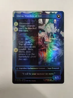 Jill, Shiva's Dominant - (Borderless) (Foil) Final Fantasy MtG Rare FIN 378 - Image 2