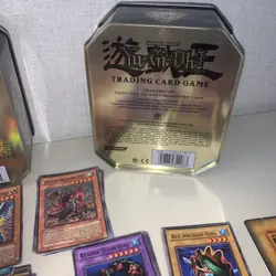 Lot of Yu-Gi-Oh! Cards 550+ 3 Konami Kazuki Takahashi Tins 1996 - Image 13