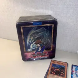 Lot of Yu-Gi-Oh! Cards 550+ 3 Konami Kazuki Takahashi Tins 1996 - Image 3