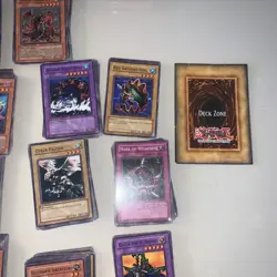 Lot of Yu-Gi-Oh! Cards 550+ 3 Konami Kazuki Takahashi Tins 1996 - Image 7