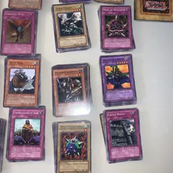 Lot of Yu-Gi-Oh! Cards 550+ 3 Konami Kazuki Takahashi Tins 1996 - Image 8