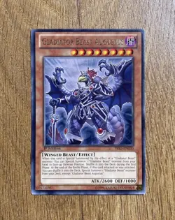 Gladiator Beast Augustus | PRIO-EN030 | Rare | 1st Edition | YuGiOh Card | Mint - Image 1