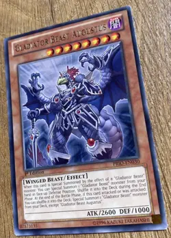 Gladiator Beast Augustus | PRIO-EN030 | Rare | 1st Edition | YuGiOh Card | Mint - Image 3