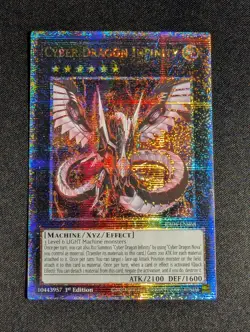 Yugioh - Cyber Dragon Infinity RA04-EN068 1st Edition Quarter Century Rare NM - Image 1