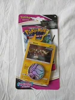 NEW Fusion Strike Blitzle Blister BOLD SWIRL Pokémon TCG Sword and Shield Cards - Image 4