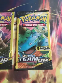 Pokemon TEAM UP Booster Pack Sealed Lot! 4 Packs / 3 Cards Each READ DESCRIPTION - Image 15