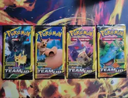 Pokemon TEAM UP Booster Pack Sealed Lot! 4 Packs / 3 Cards Each READ DESCRIPTION - Image 21