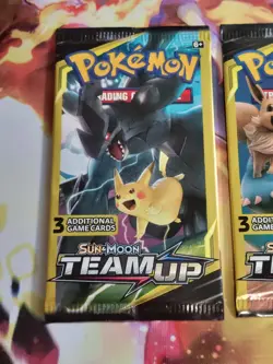 Pokemon TEAM UP Booster Pack Sealed Lot! 4 Packs / 3 Cards Each READ DESCRIPTION - Image 27