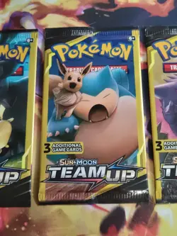 Pokemon TEAM UP Booster Pack Sealed Lot! 4 Packs / 3 Cards Each READ DESCRIPTION - Image 7