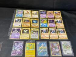 vintage pokemon cards lot of 23 - Dusclops Machamp Rattata Rhydon Gastly + - Image 1