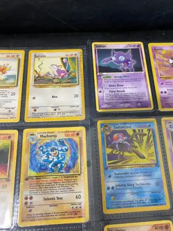 vintage pokemon cards lot of 23 - Dusclops Machamp Rattata Rhydon Gastly + - Image 11