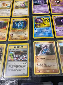vintage pokemon cards lot of 23 - Dusclops Machamp Rattata Rhydon Gastly + - Image 8
