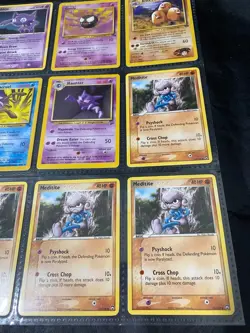 vintage pokemon cards lot of 23 - Dusclops Machamp Rattata Rhydon Gastly + - Image 9