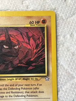 Onix 69/111 Neo Genesis 1st Edition Pokemon Card Mod Play - Image 3