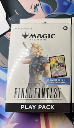 Magic The Gathering Final Fantasy Play Pack with 3 Packs And Bonus Promo Card - Image 3