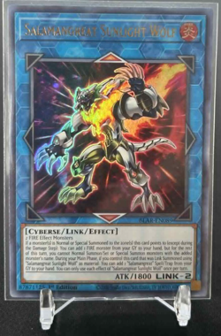 Salamangreat Sunlight Wolf Yugioh BLAR-EN089 Ultra Rare  1st Edition NM - Image 6