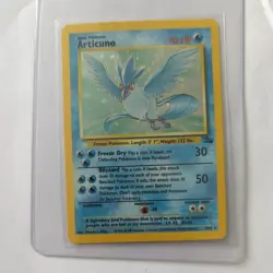 Articuno Holo Pokémon Card - 1999 Fossil Set - WOTC - Vintage -Lightly Played LP - Image 1