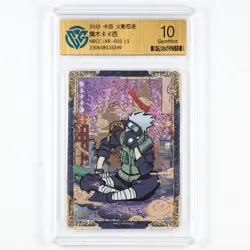CCG GemMint 10 2023 KAYOU Official Naruto CCG Card NRCC-XR-003 Hatake Kakashi - Image 7