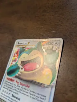 Pokémon TCG Snorlax LV.X Rising Rivals Holo Card 111/111 - LP - Image 7