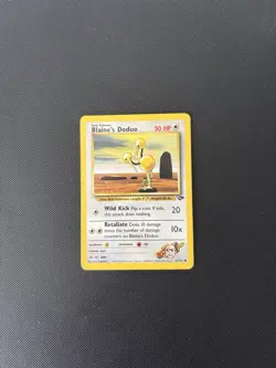 Pokemon Card Gym Challenge Blaine's Doduo 61/132 WOTC - Image 2