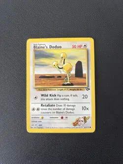 Pokemon Card Gym Challenge Blaine's Doduo 61/132 WOTC - Image 7