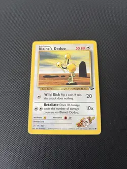 Pokemon Card Gym Challenge Blaine's Doduo 61/132 WOTC - Image 9