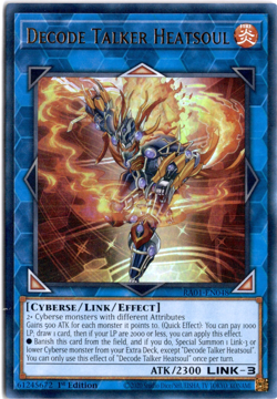 Yugioh Decode Talker Heatsoul RA01-EN048 Ultra Rare 1st Ed NM - Image 5