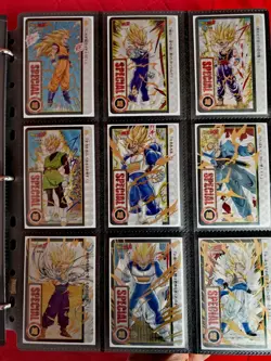 Lot of 14 cards Dragon Ball Card Goku Carddass Premium Cards - Image 1
