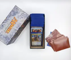 MTG Bulk 100 Cards Commander EDH Bulk Azorius In Dragon shields/KMC Hypermattes - Image 1