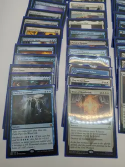 MTG Bulk 100 Cards Commander EDH Bulk Azorius In Dragon shields/KMC Hypermattes - Image 12