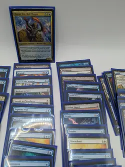 MTG Bulk 100 Cards Commander EDH Bulk Azorius In Dragon shields/KMC Hypermattes - Image 13