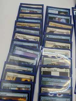 MTG Bulk 100 Cards Commander EDH Bulk Azorius In Dragon shields/KMC Hypermattes - Image 3