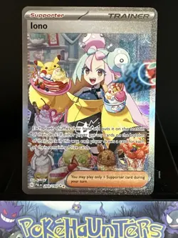 Pokemon Card Iono 269/193 Paldea Evolved Special Illustration Rare Near Mint - Image 1