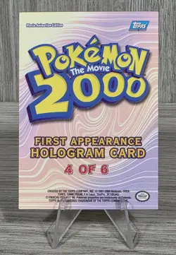 Elekid  4 of 6 - First Appearance - POKÉMON The Movie 2000 - Hologram CARD - - Image 8