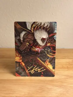 Braska's Final Aeon Art Card (Gold-Stamped Signature) - Art Series:FINAL FANTASY - Image 1