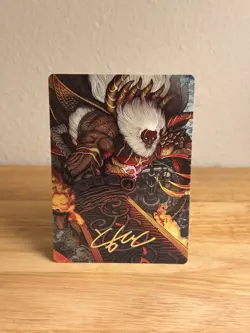 Braska's Final Aeon Art Card (Gold-Stamped Signature) - Art Series:FINAL FANTASY - Image 3