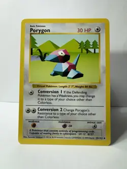 Porygon #039/102 - Base Set - Shadowless pokemon card TCG - LP - Image 1