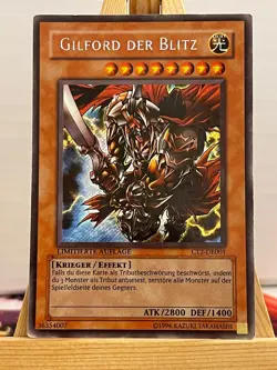 Gilfor The Lightning CT2-EN001 Secret Rare German VG YUGIOH - Image 2