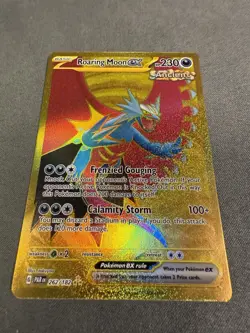 Roaring Moon EX 262/182 HYPER RARE Paradox Rift HOLO NM Pokemon Card - Image 11