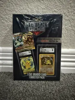 (7) 2025 Pokemon Mystery Gems Box - 1 CGC Graded Card & 1 Booster Pack - IN HAND - Image 2